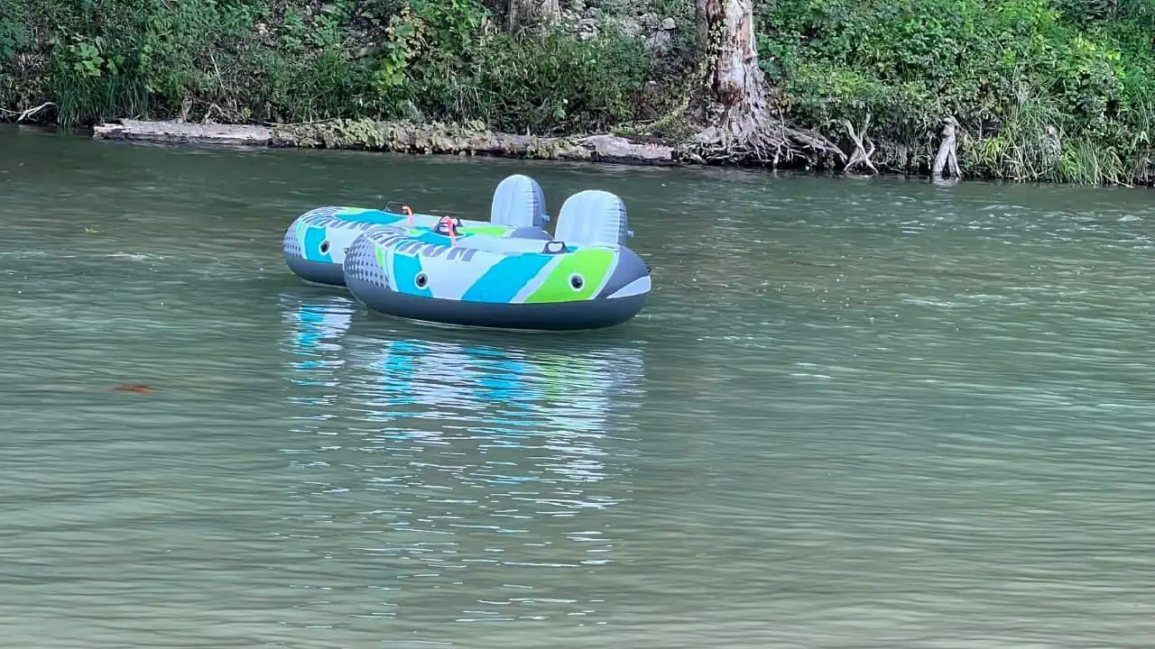 Tubing in Guadalupe River State Park
