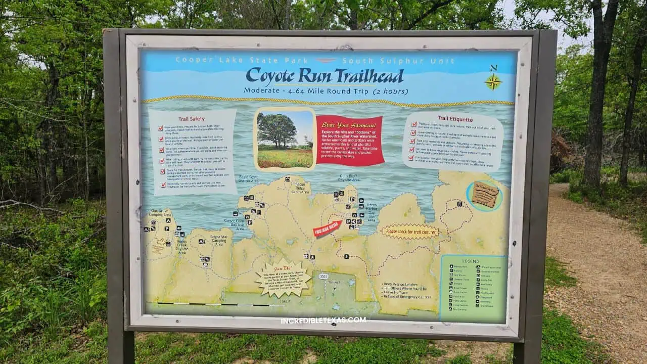Cooper Lake State Park Hiking Trails