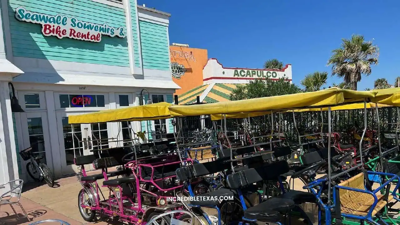 Seawall Souvenirs and Bike Rental Galveston TX